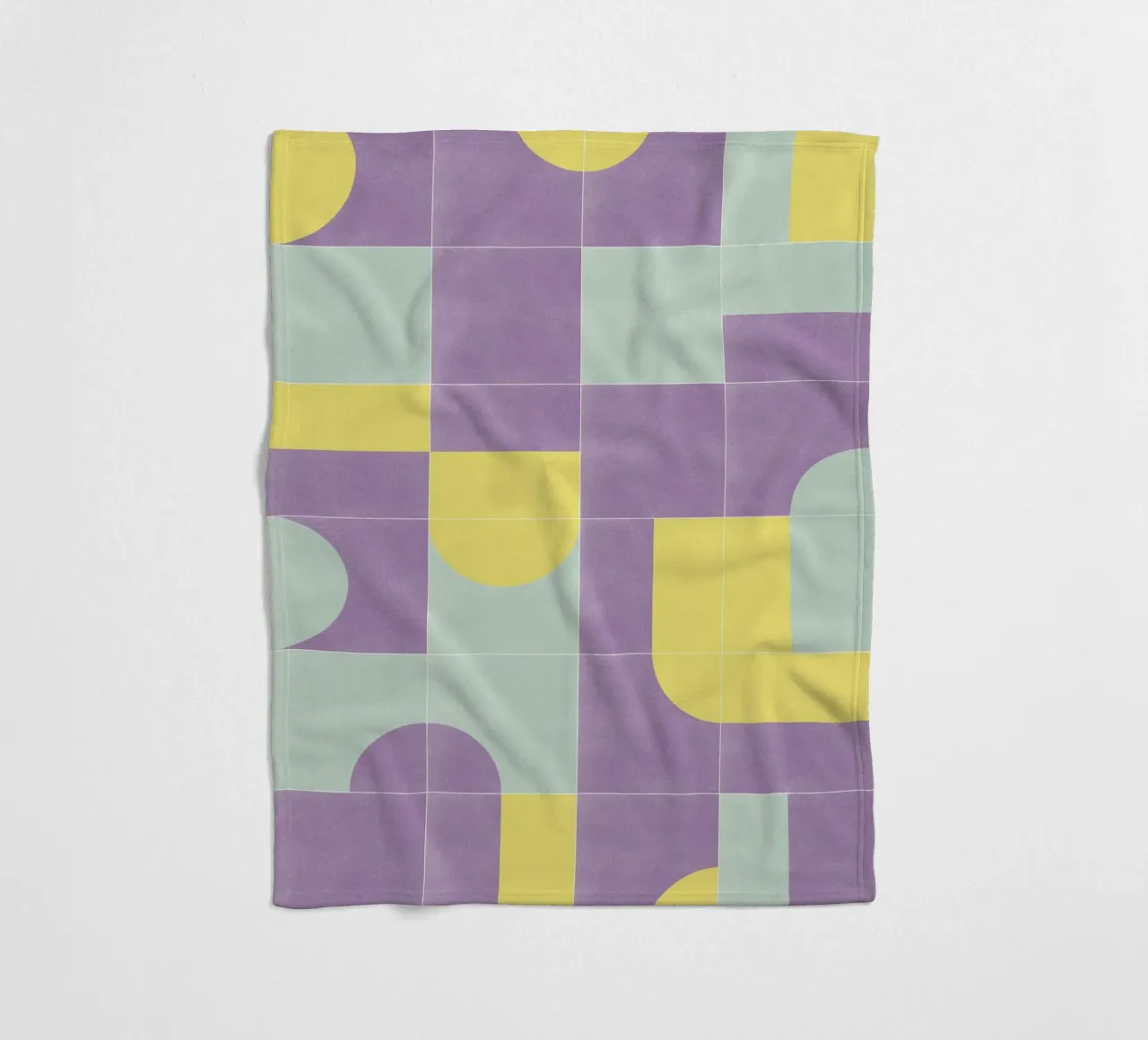 Retro Tiles 07 coperta in pile da designdn