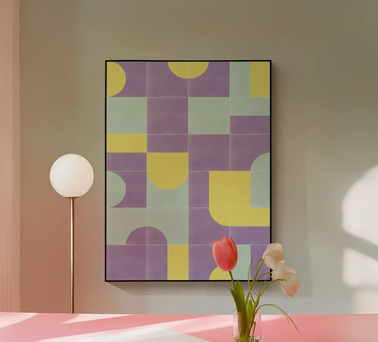 Retro Tiles 07 plexiglass da designdn