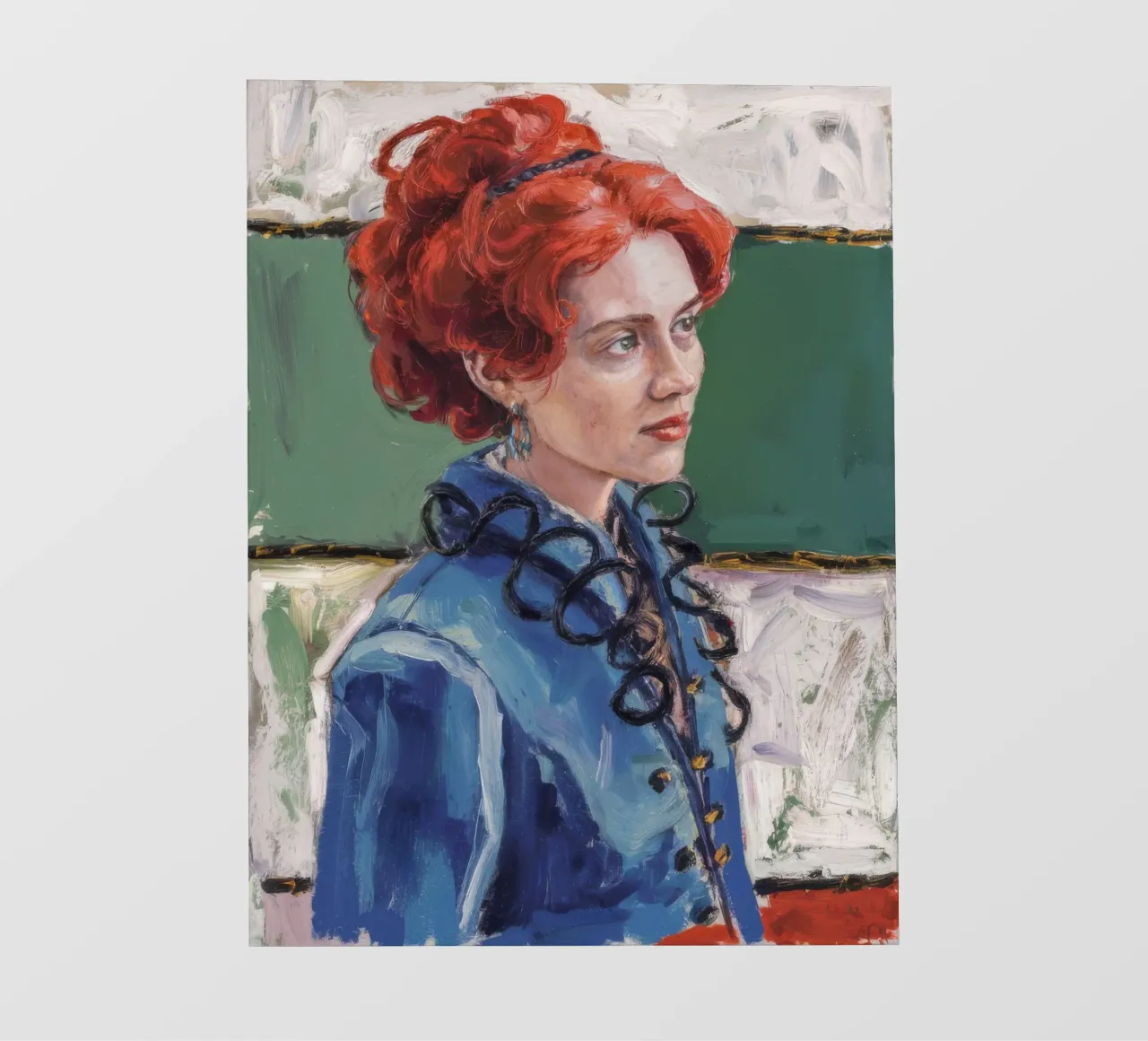 Red Muse Glance backlit film by Obisidian Brush