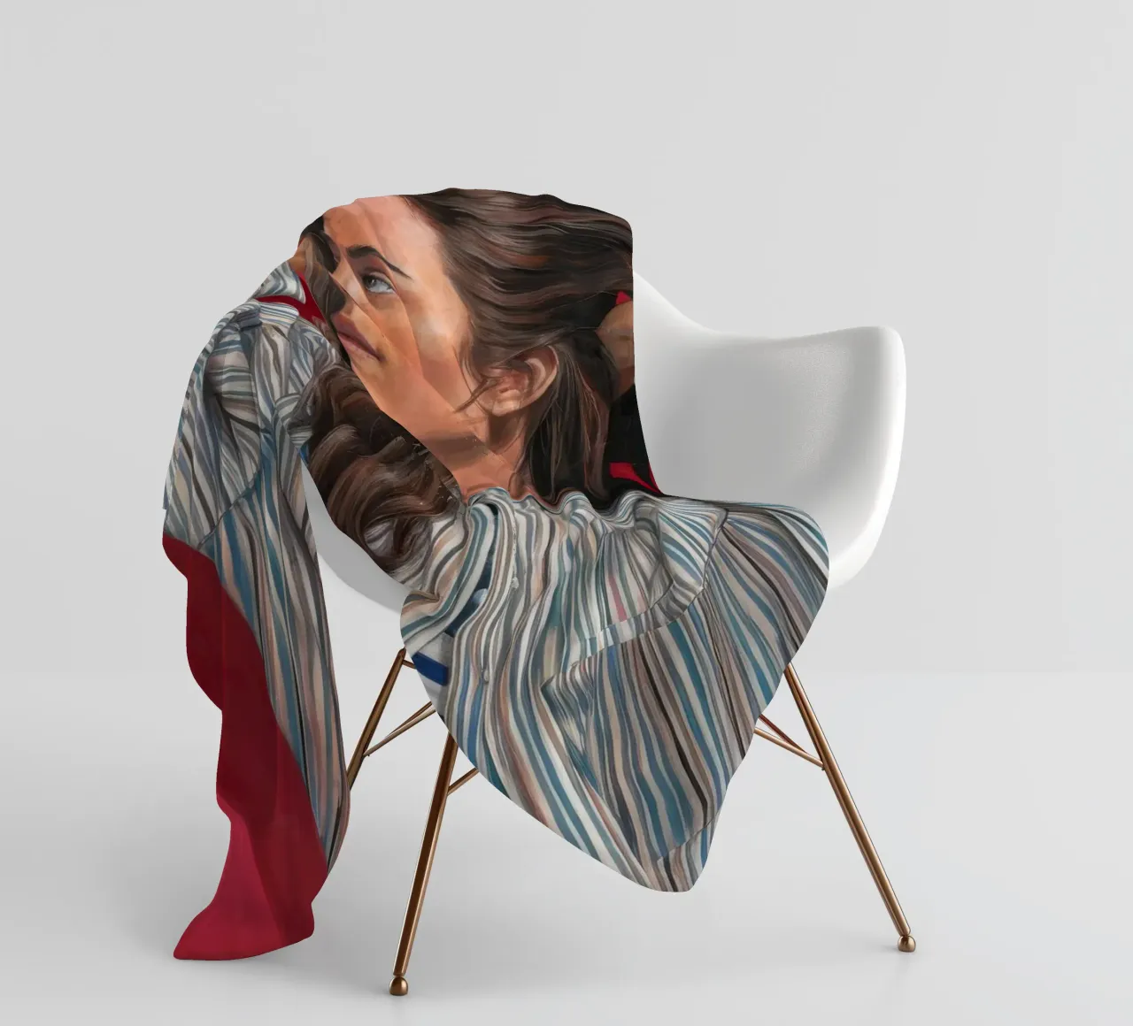 Posa delle meraviglie a strisce coperta in pile da Obisidian Brush