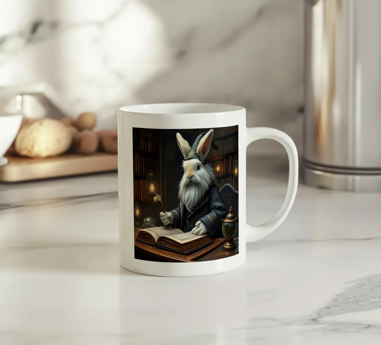 Gandalf Hase Keramik Tasse von Anita's Dream