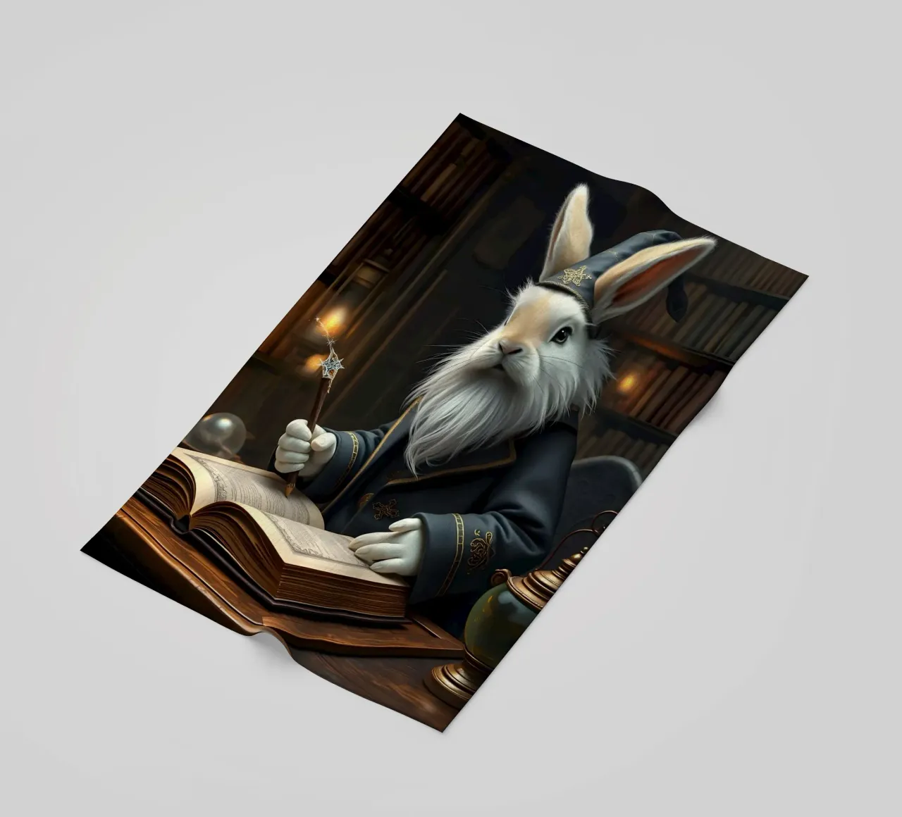 Coniglio Gandalf telo mare da Anita's Dream