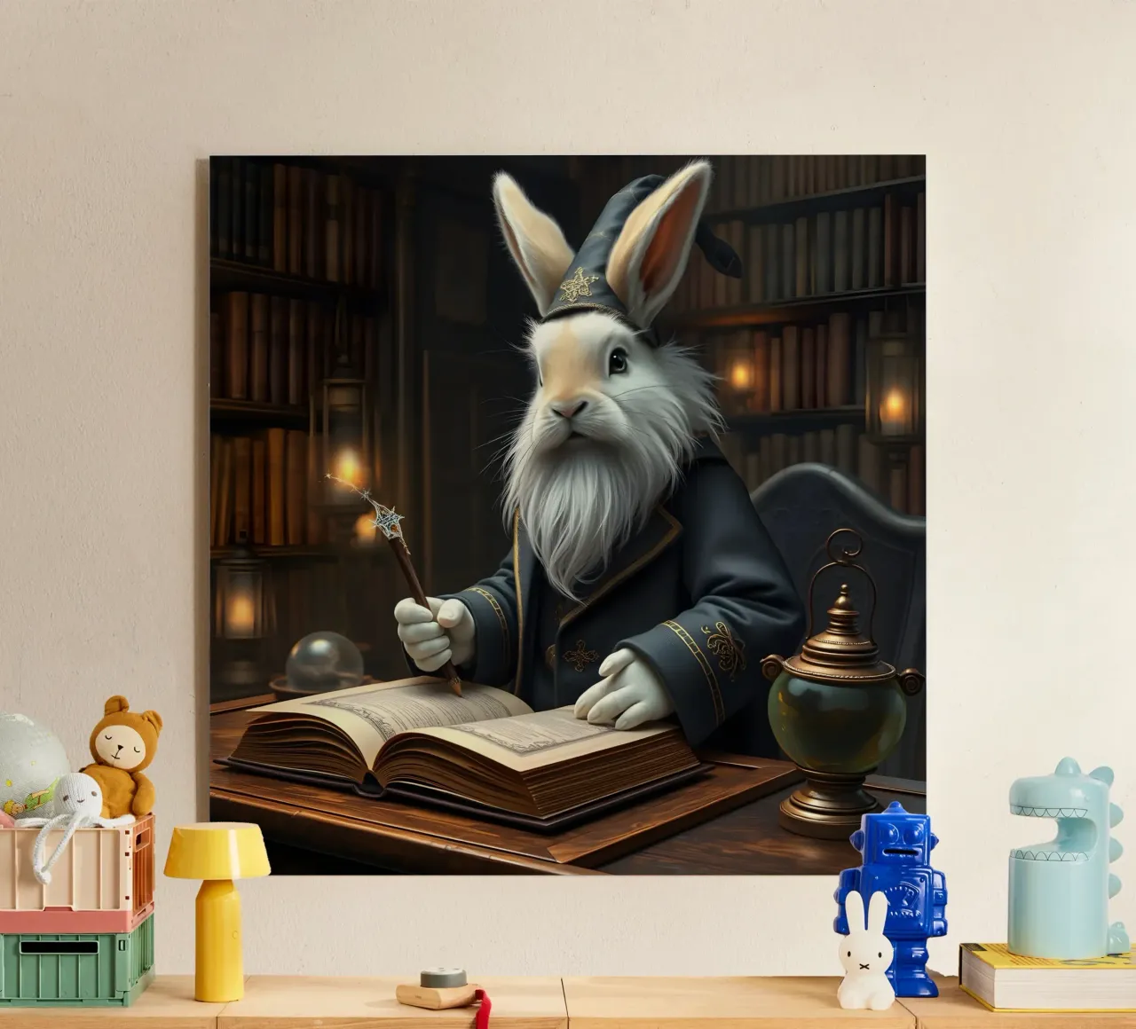 Coniglio Gandalf plexiglass da Anita's Dream
