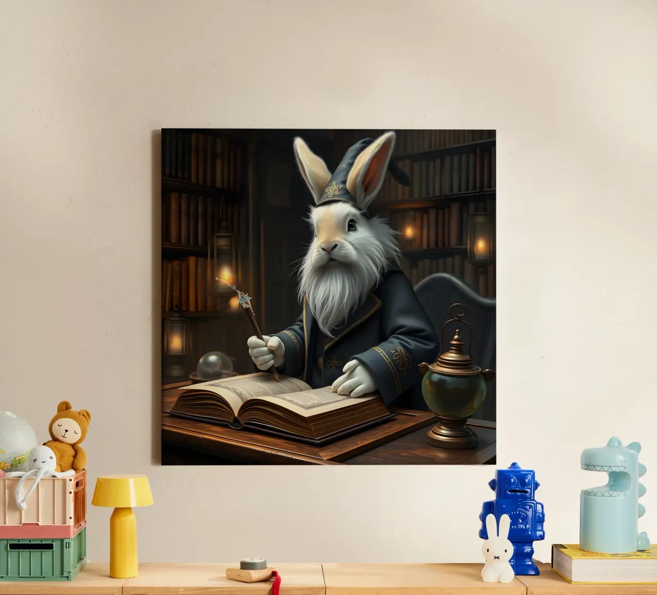 Gandalf Bunny canvas by Anita's Dream
