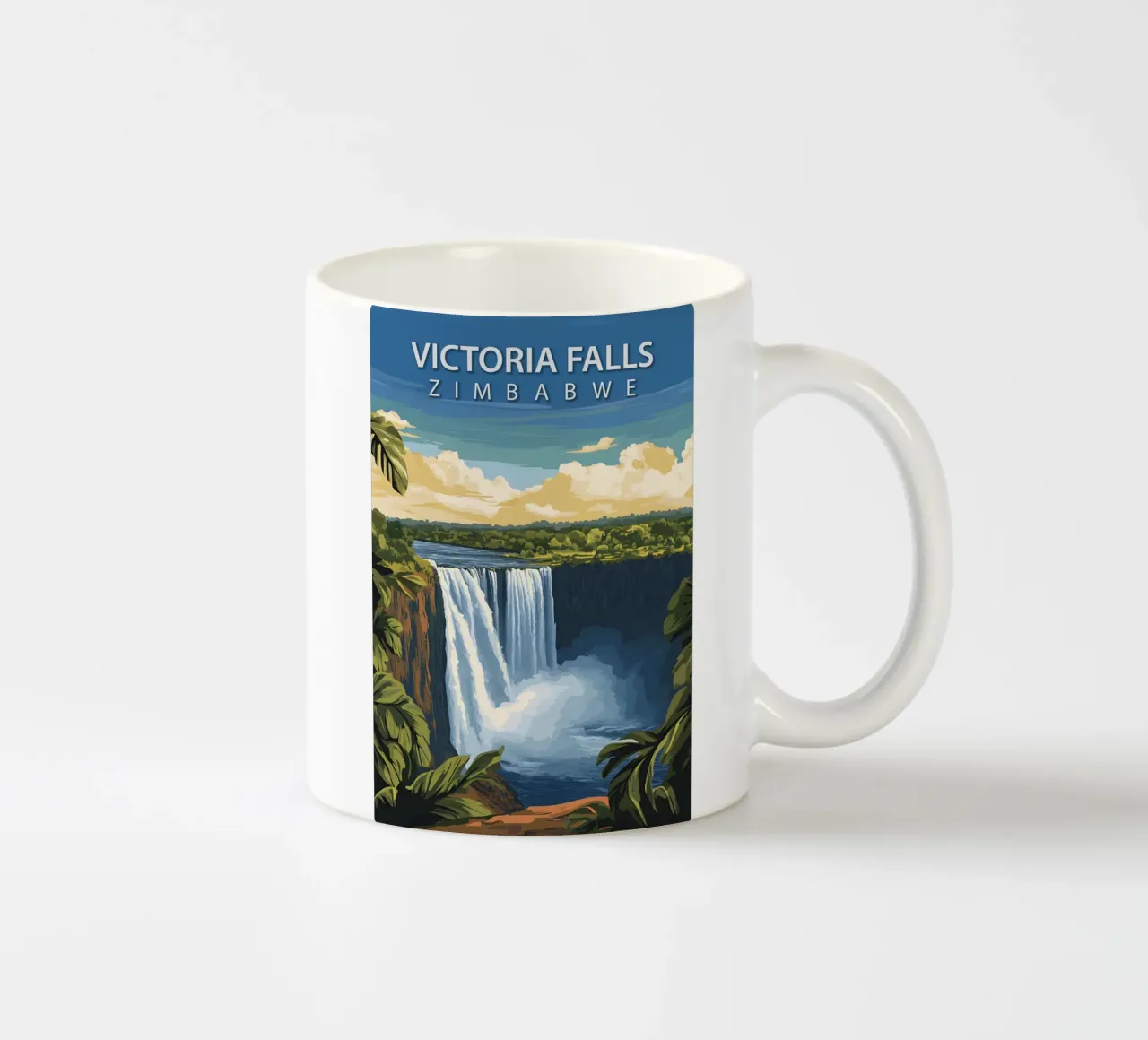 Cascate Vittoria, Zimbabwe tazza in ceramica da Wanderlust Vibes
