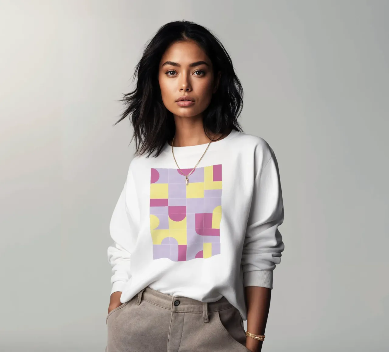 Retro Tiles 08 sweatshirt by designdn