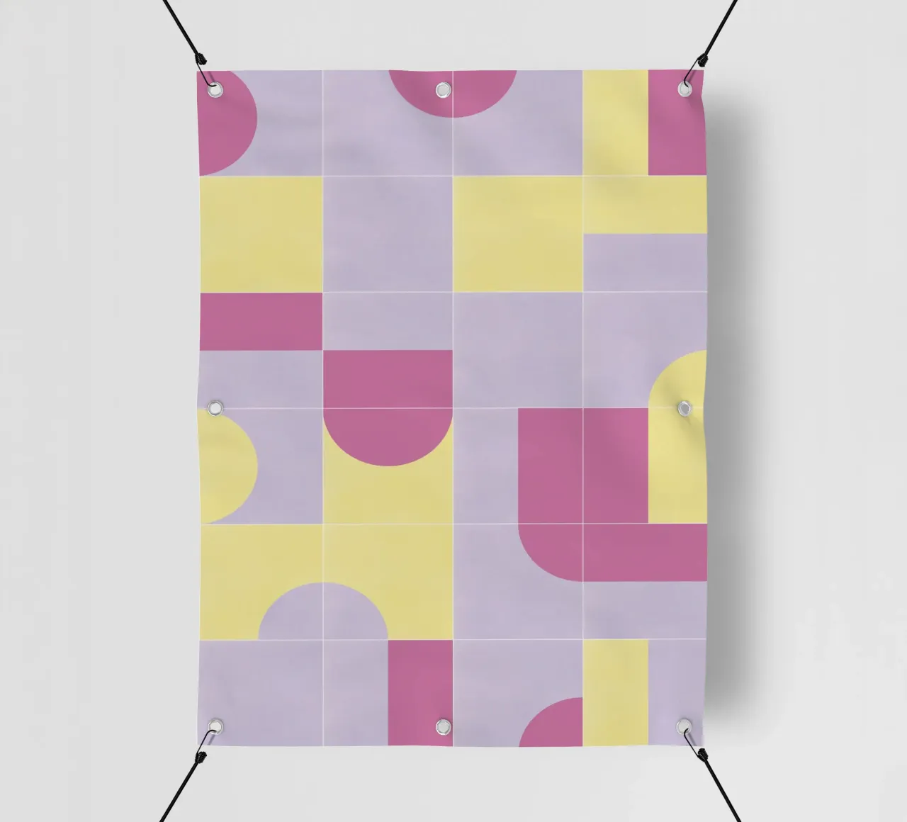 Retro Tiles 08 telo in pvc da designdn