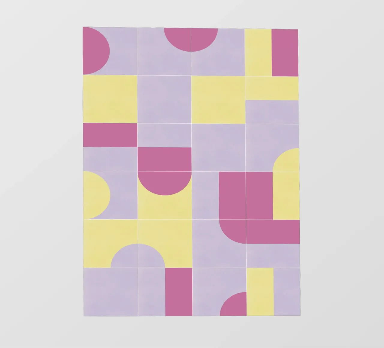 Retro Tiles 08 telo in pvc da designdn
