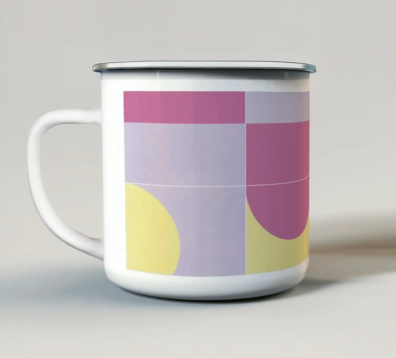 Retro Tiles 08 tazza in smalto da designdn