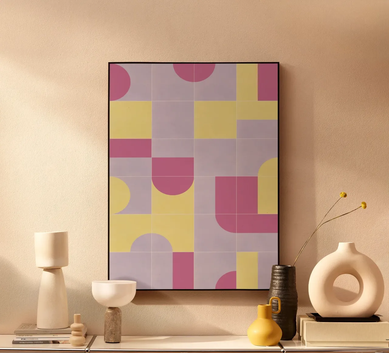 Retro Tiles 08 alluminio dibond da designdn