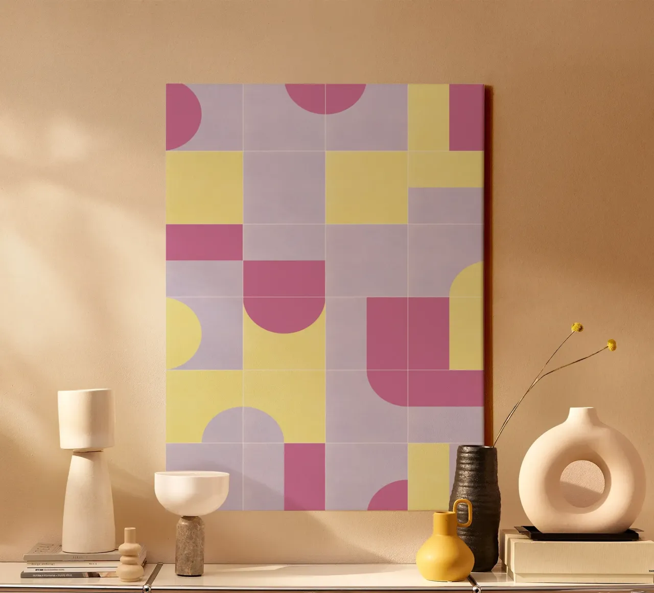 Retro Tiles 08 tela da designdn