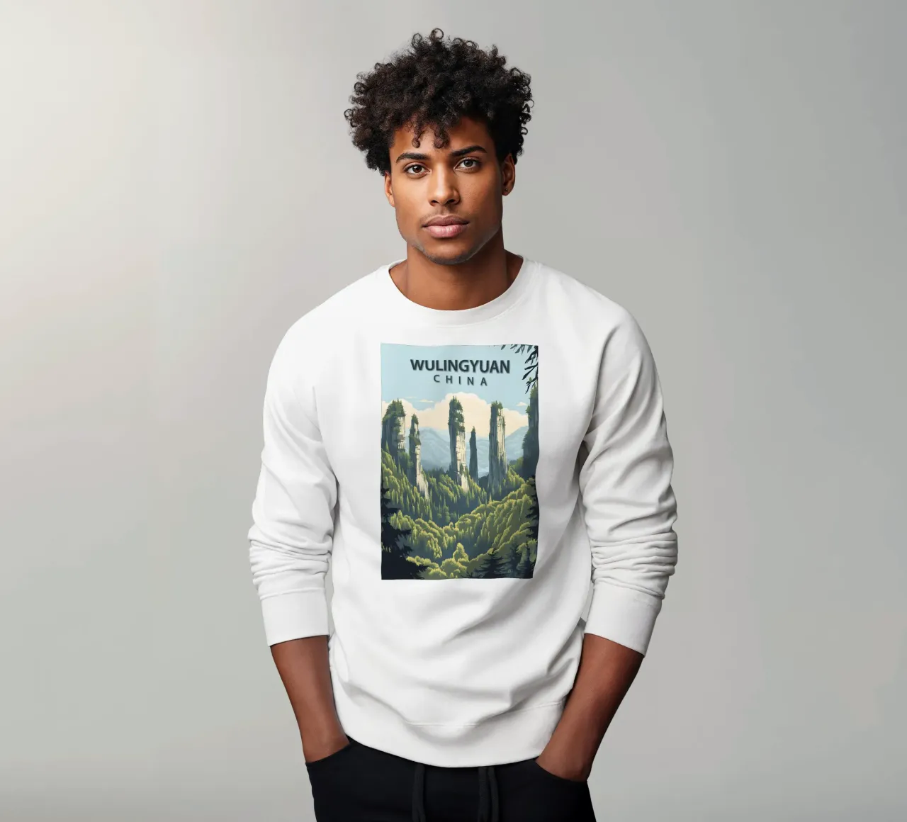 Wulingyuan, China sweatshirt by Wanderlust Vibes