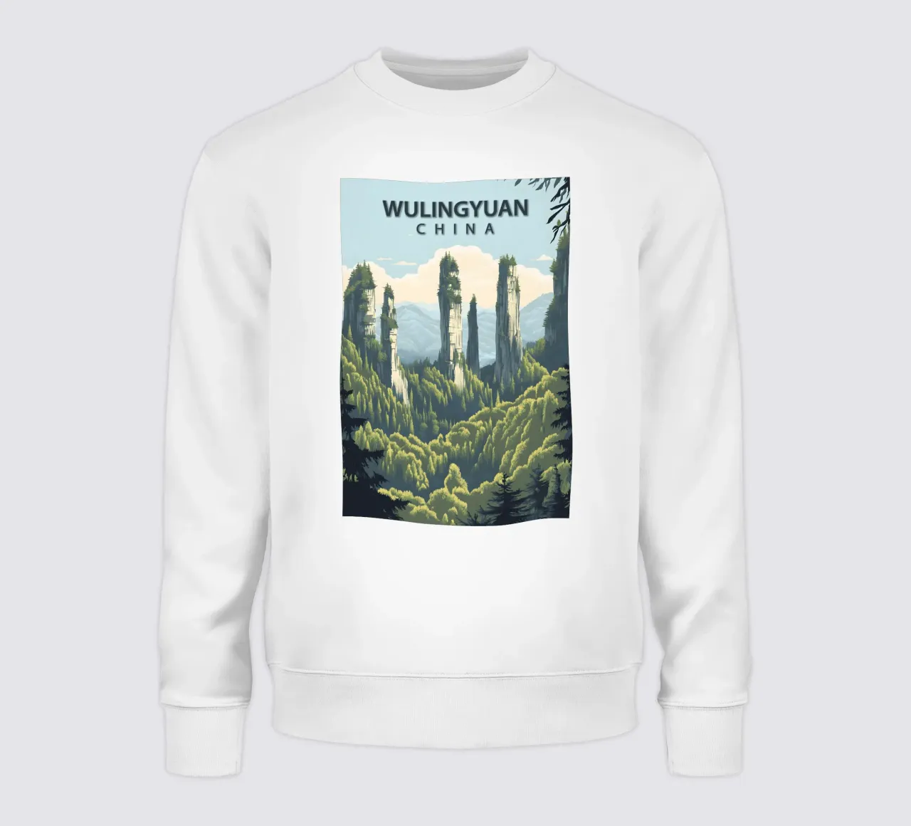 Wulingyuan, China sweatshirt by Wanderlust Vibes