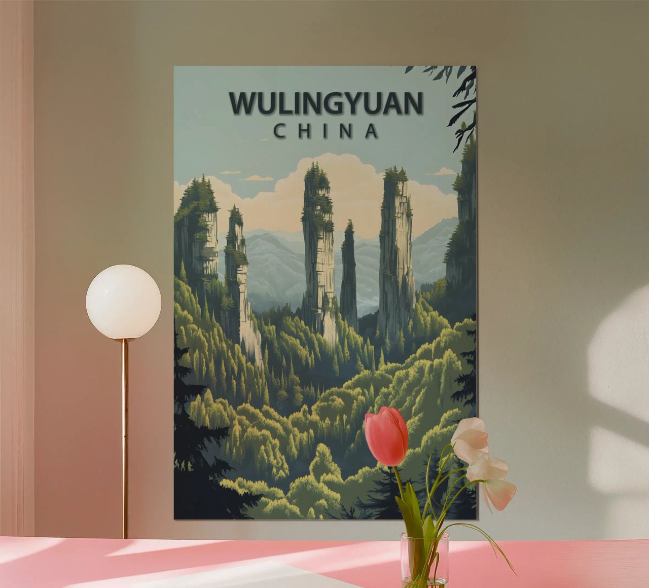 Wulingyuan, Chine poster de Wanderlust Vibes
