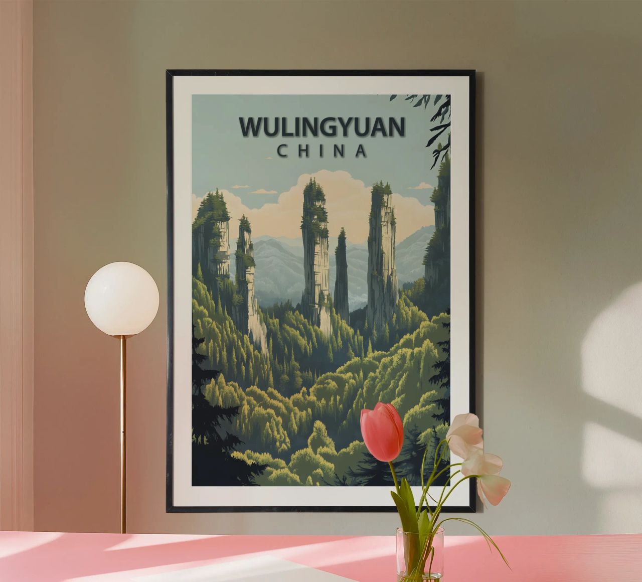 Wulingyuan, Chine poster de Wanderlust Vibes
