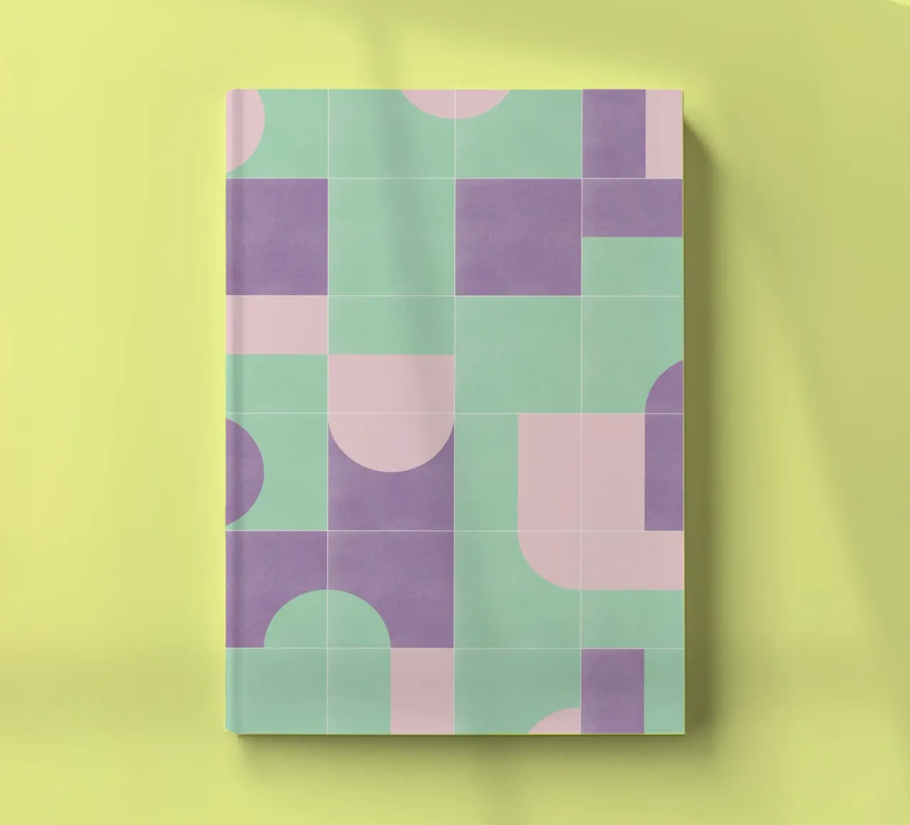 Retro Tiles 09 Notizbuch von designdn