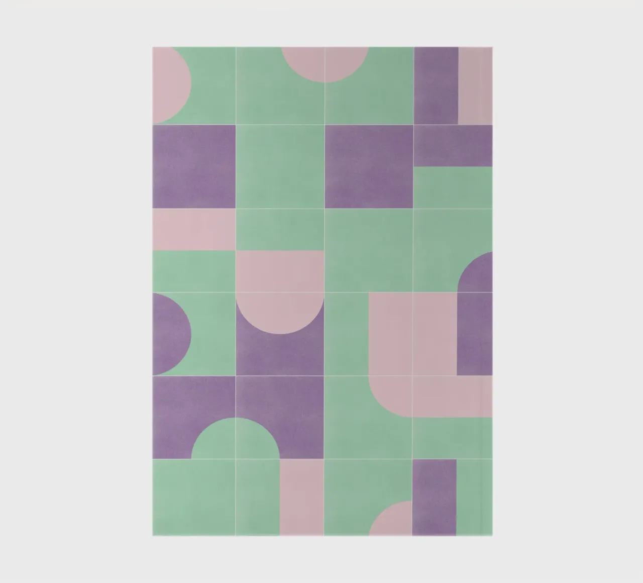 Retro Tiles 09 Notizbuch von designdn