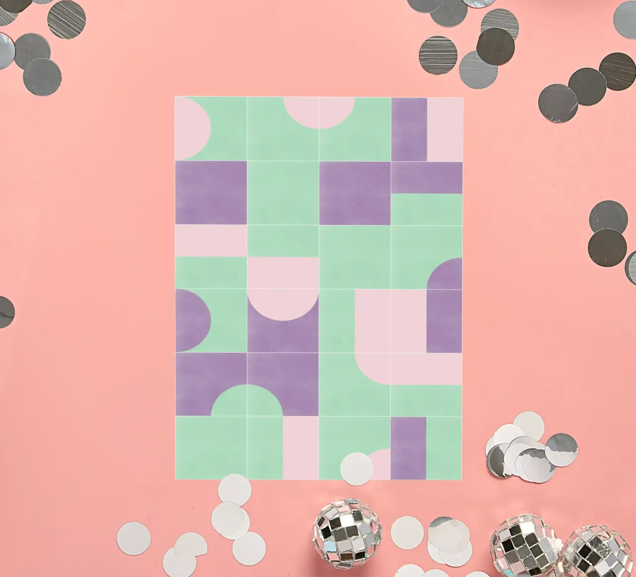 Retro Tiles 09 adesivo da designdn