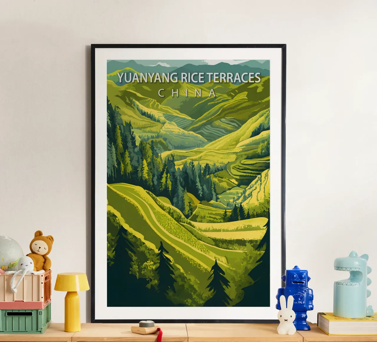 Yuanyang Rice Terraces, China hahnemühle by Wanderlust Vibes