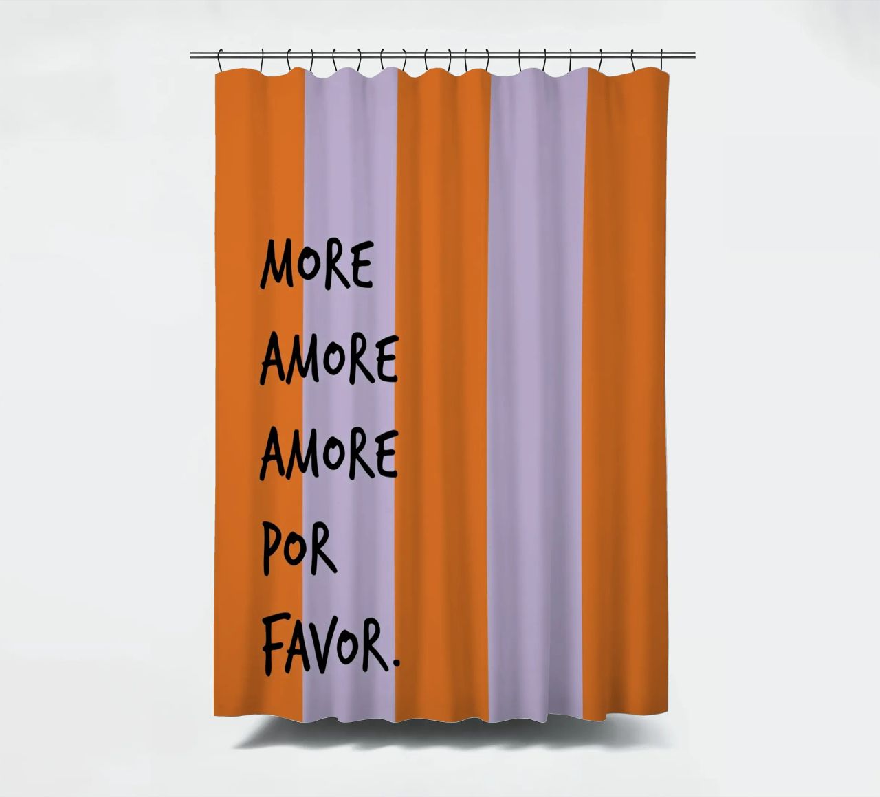 more amore. (mehrere Varianten verfügbar) Duschvorhang von FRICKE DESIGN