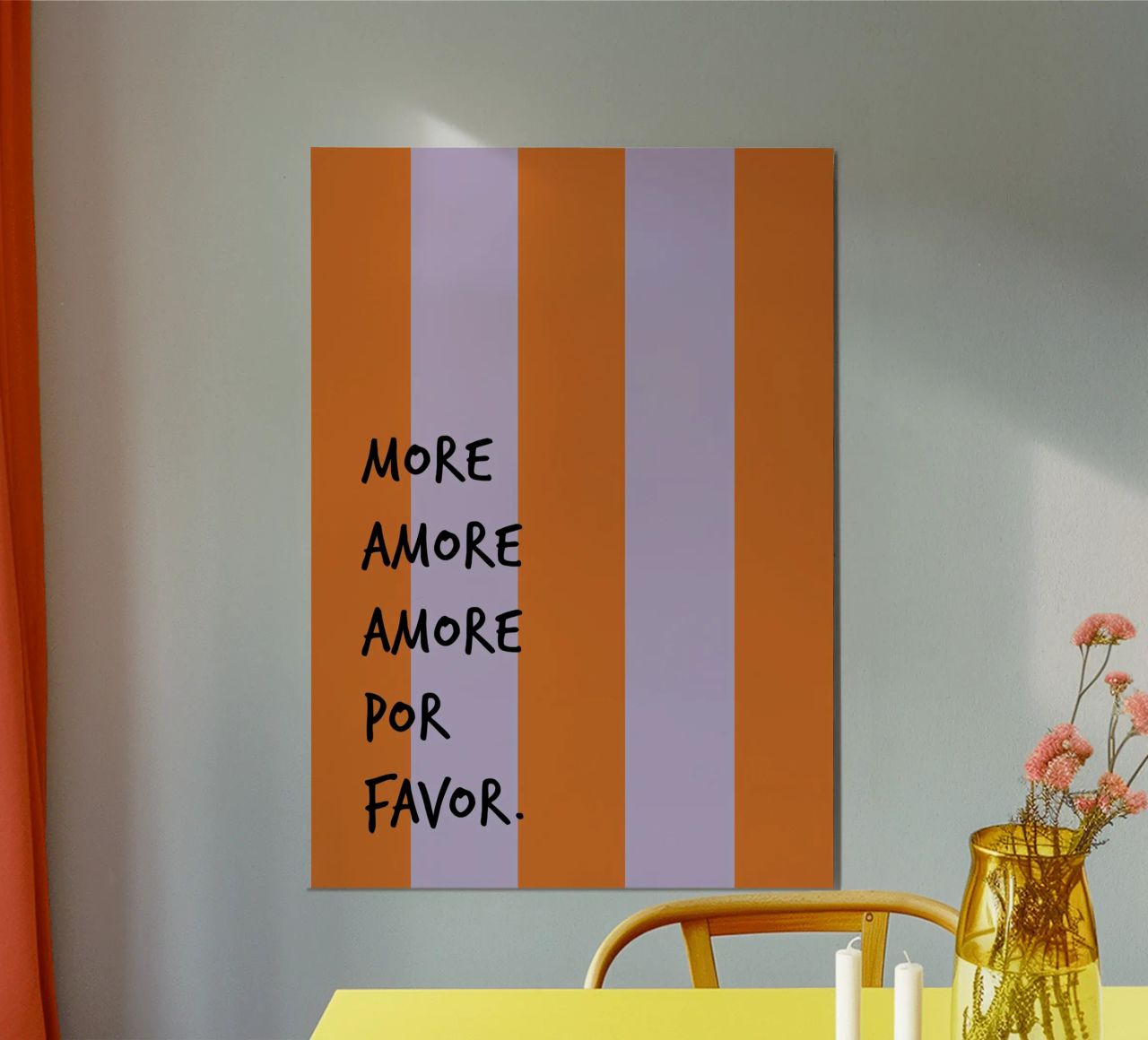 more amore. (mehrere Varianten verfügbar) Poster von FRICKE DESIGN