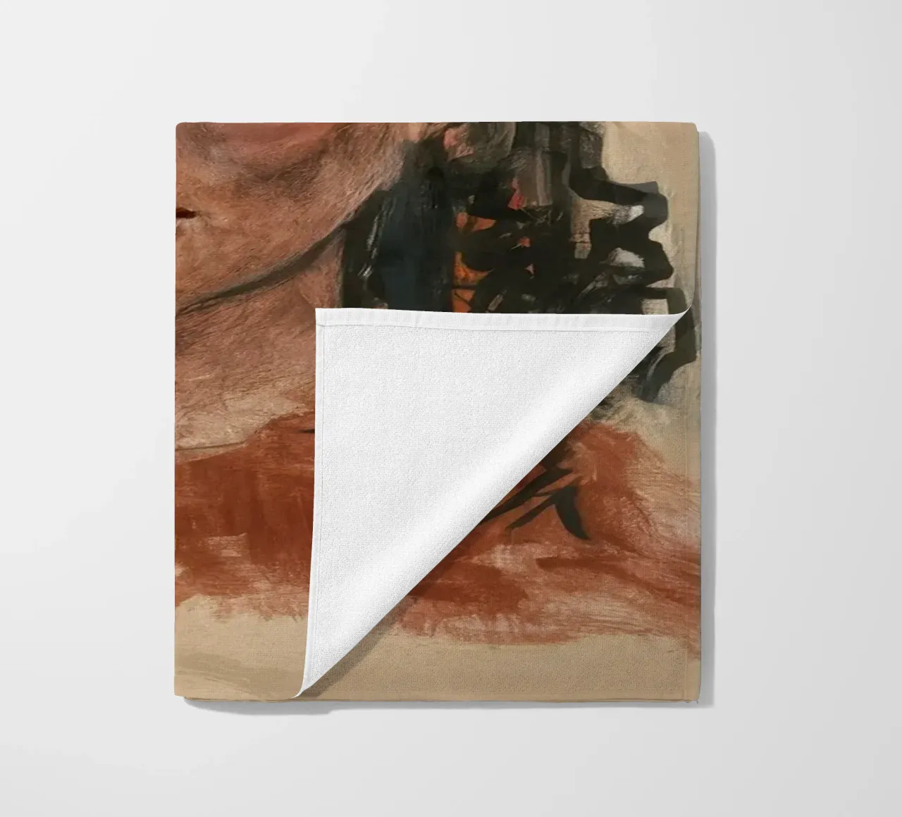 Earth-Toned Innocence beach towel by Obisidian Brush