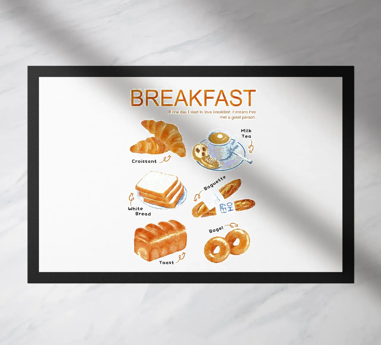Colazione / Brunch mattutino zerbino da Attaboy Dsgn