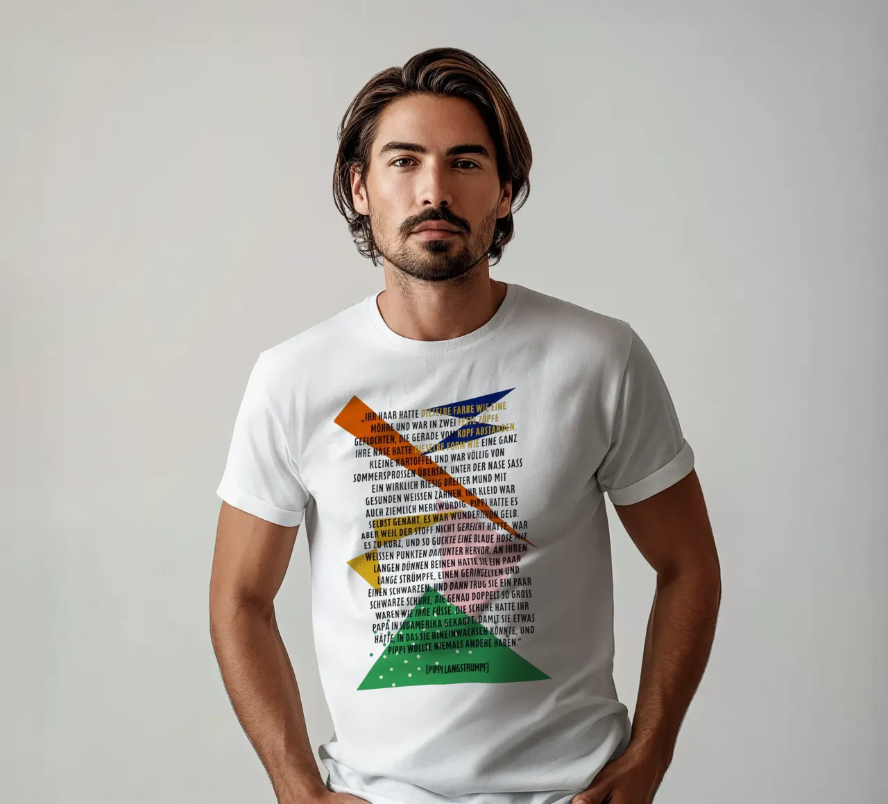 Pipi Langstrumpf | Beschreibung | frei und wild t-shirt da FRICKE DESIGN