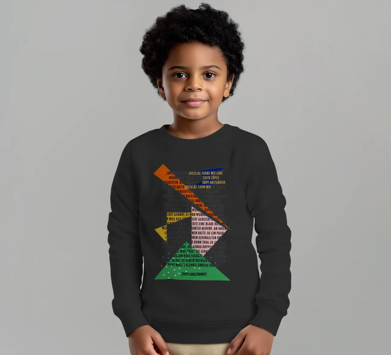 Pipi Langstrumpf | Beschreibung | frei und wild felpa bambino da FRICKE DESIGN