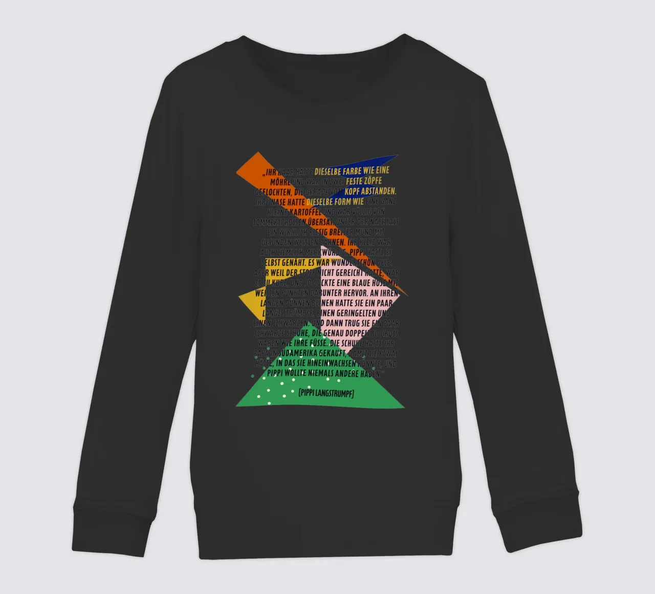 Pipi Langstrumpf | Beschreibung | frei und wild felpa bambino da FRICKE DESIGN