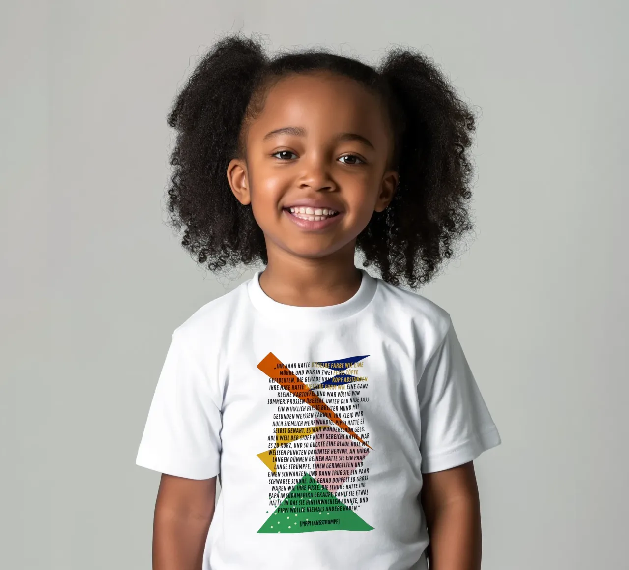 Pipi Langstrumpf | Beschreibung | frei und wild t-shirt bambini da FRICKE DESIGN