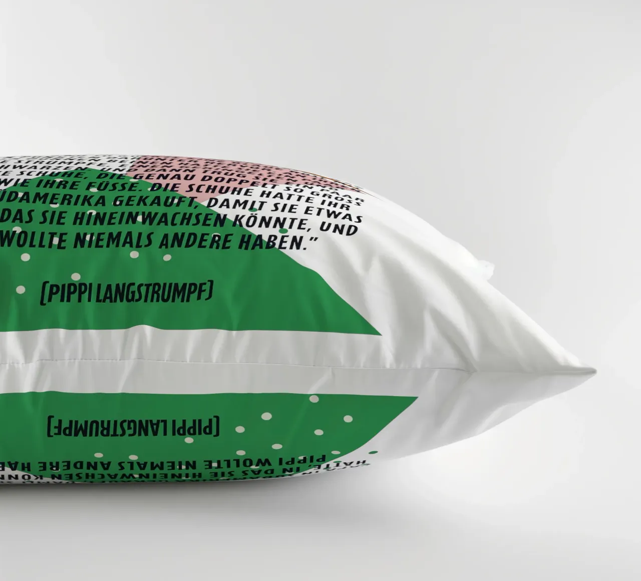 Pipi Langstrumpf | Beschreibung | frei und wild cuscino da FRICKE DESIGN