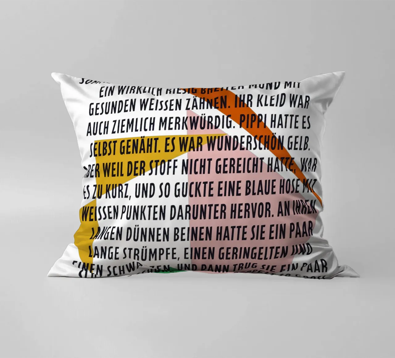 Pipi Langstrumpf | Beschreibung | frei und wild cuscino da FRICKE DESIGN