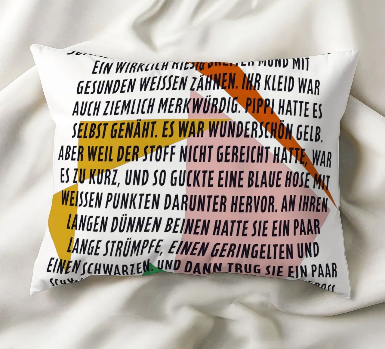 Pipi Langstrumpf | Beschreibung | frei und wild cuscino da FRICKE DESIGN