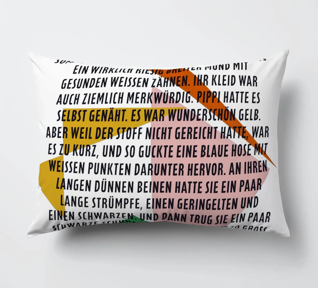 Pipi Langstrumpf | Beschreibung | frei und wild cuscino da FRICKE DESIGN