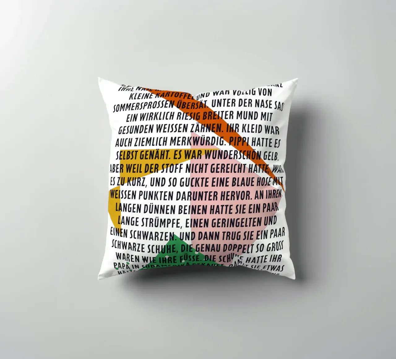 Pipi Langstrumpf | Beschreibung | frei und wild cuscino da FRICKE DESIGN