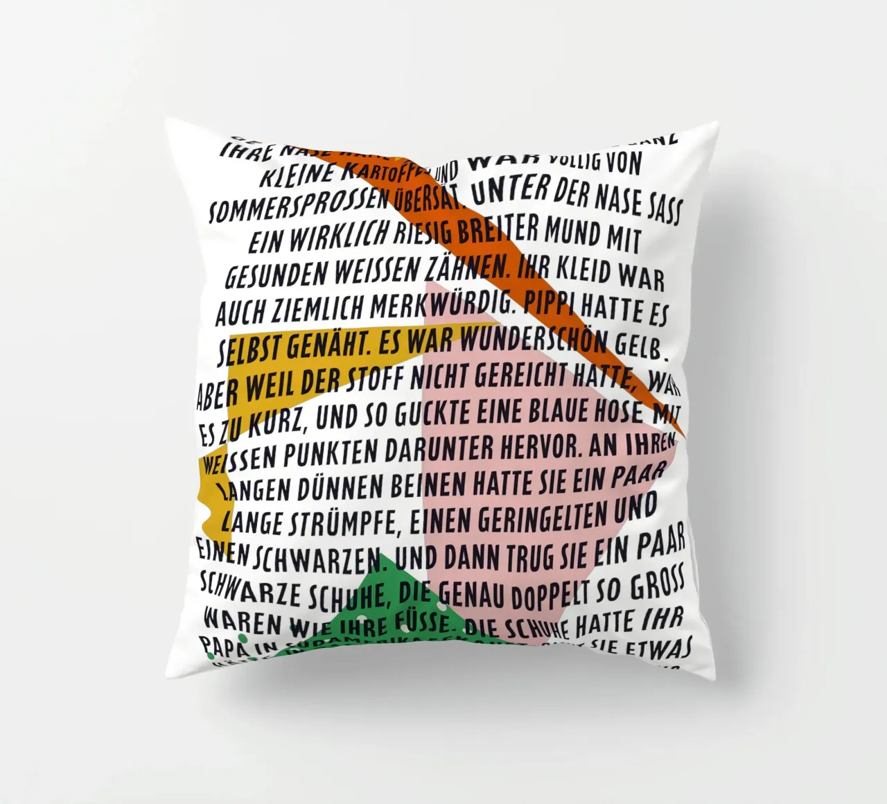 Pipi Langstrumpf | Beschreibung | frei und wild cuscino da FRICKE DESIGN
