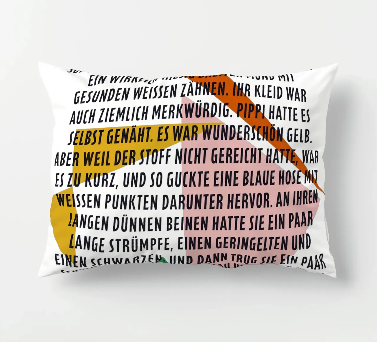 Pipi Langstrumpf | Beschreibung | frei und wild cuscino da FRICKE DESIGN