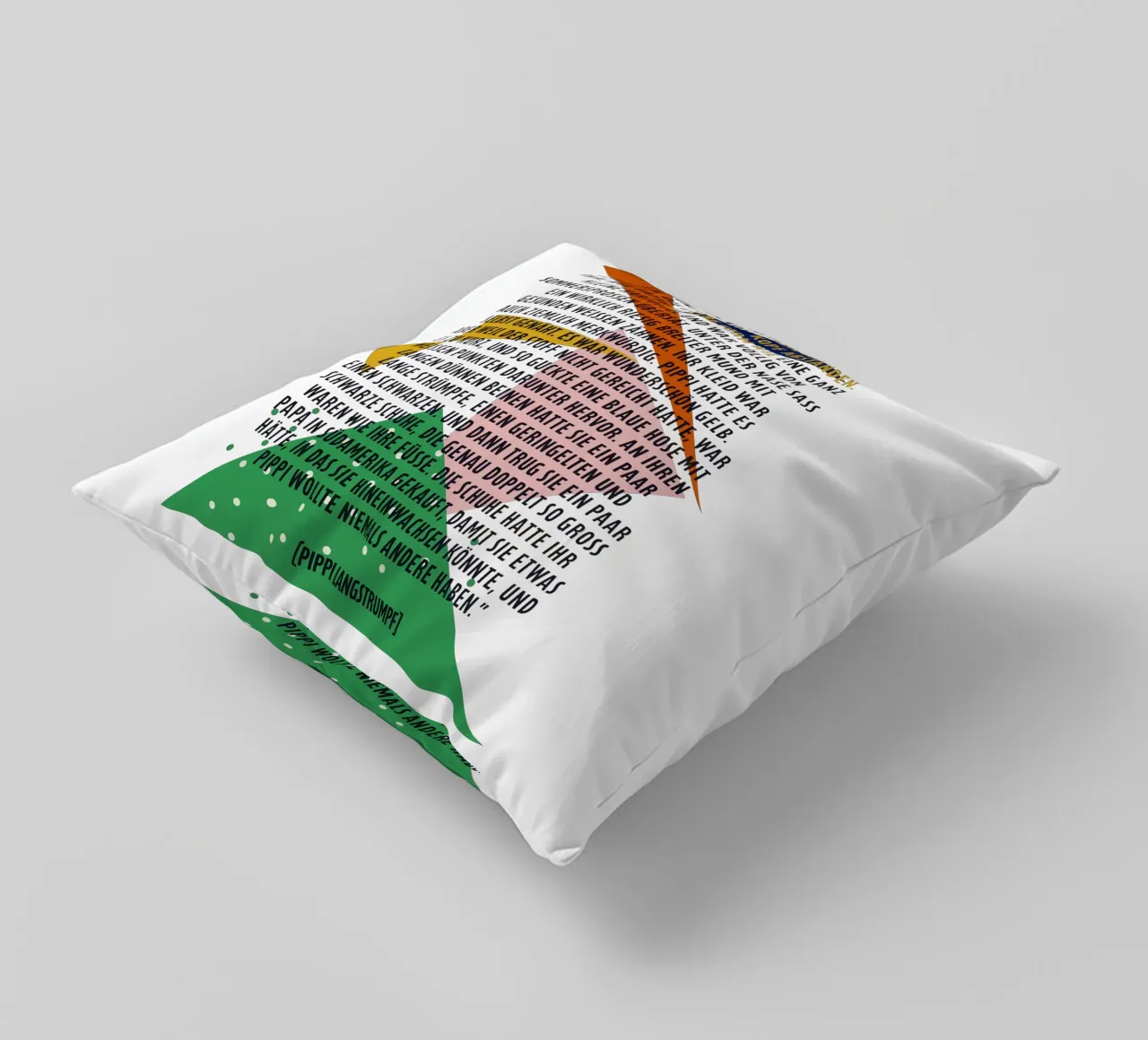 Pipi Langstrumpf | Beschreibung | frei und wild cuscino da FRICKE DESIGN