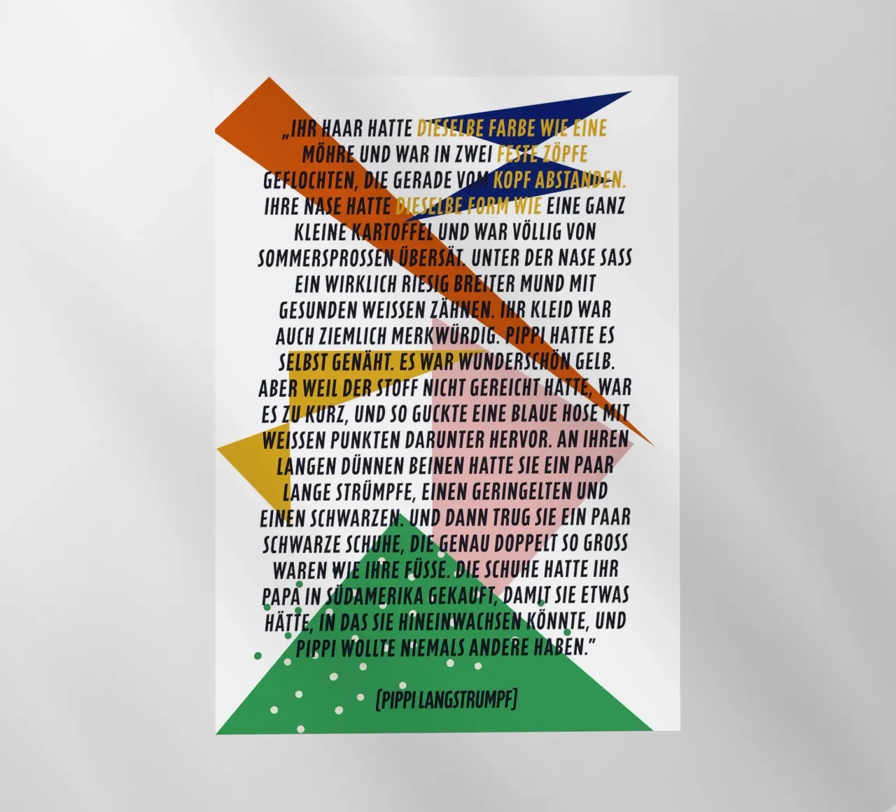 Pipi Langstrumpf | Beschreibung | frei und wild pellicola backlit da FRICKE DESIGN