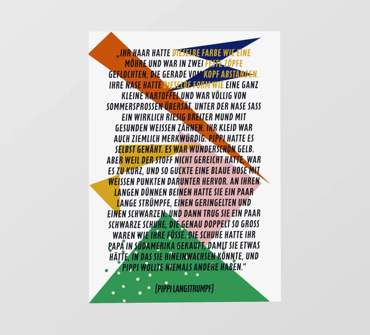 Pipi Langstrumpf | Beschreibung | frei und wild pellicola backlit da FRICKE DESIGN
