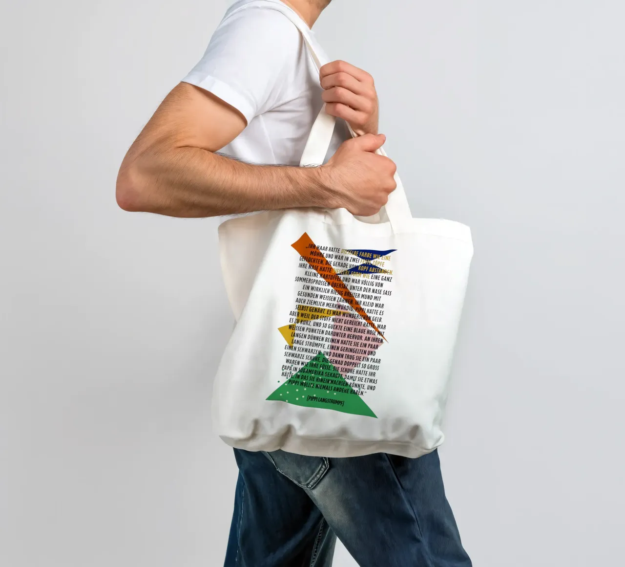 Pipi. borsa in juta da FRICKE DESIGN