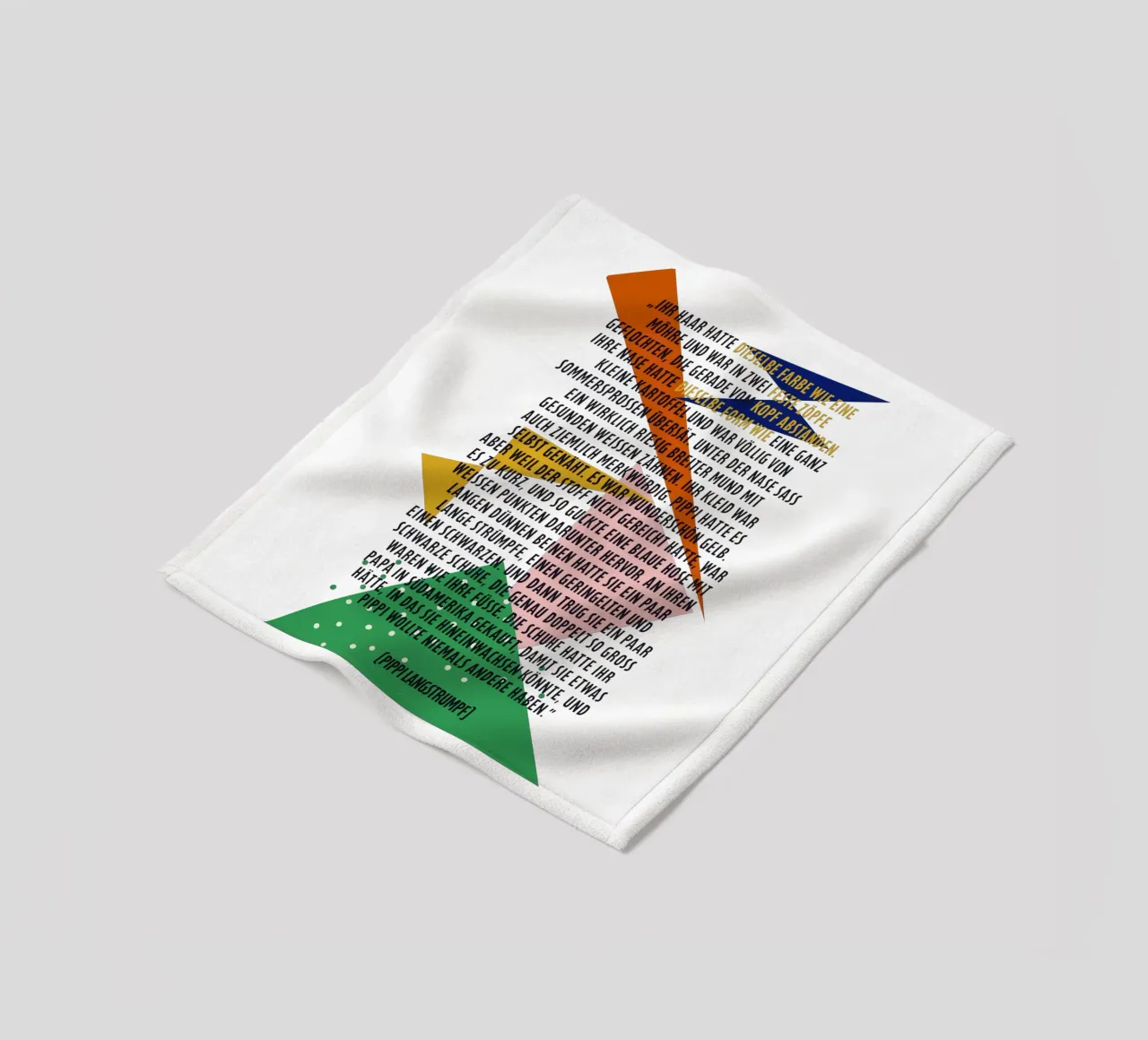 Pipi. coperta in pile da FRICKE DESIGN