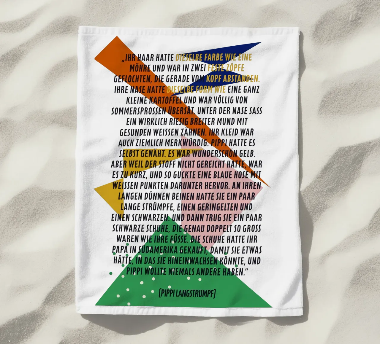Pipi Langstrumpf | Beschreibung | frei und wild telo mare da FRICKE DESIGN