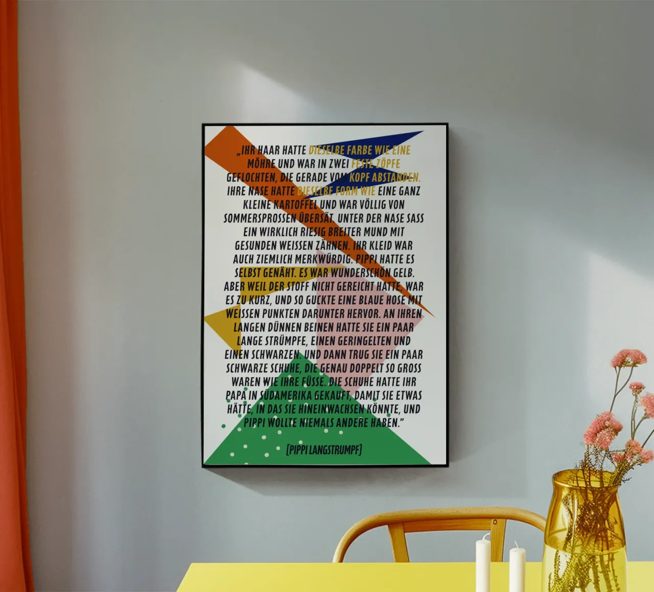Pipi Langstrumpf | Beschreibung | frei und wild plexiglass da FRICKE DESIGN