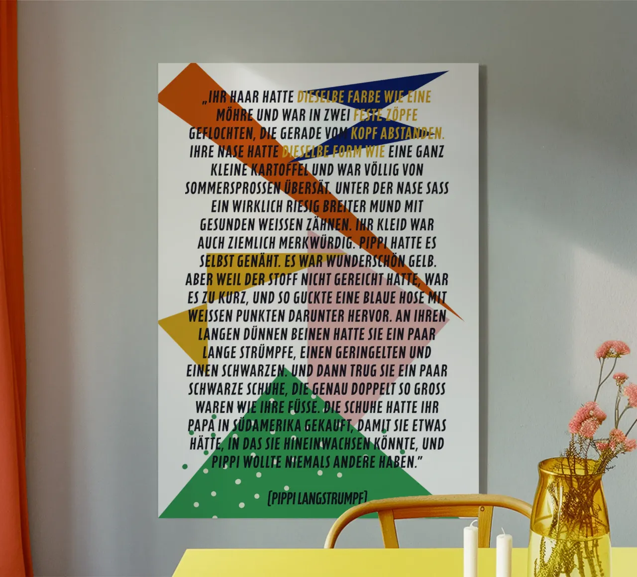 Pipi Langstrumpf | Beschreibung | frei und wild plexiglass da FRICKE DESIGN