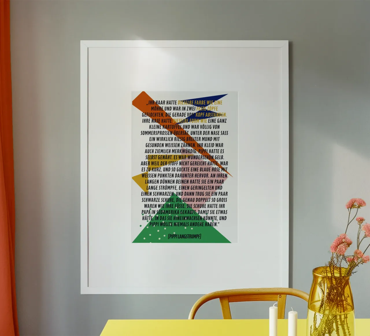 Pipi Langstrumpf | Beschreibung | frei und wild carta hahnemühle da FRICKE DESIGN
