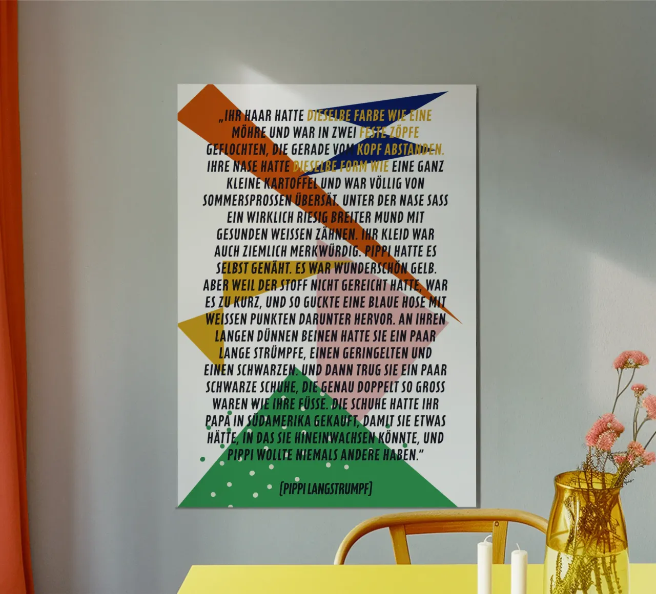 Pipi Langstrumpf | Beschreibung | frei und wild carta hahnemühle da FRICKE DESIGN