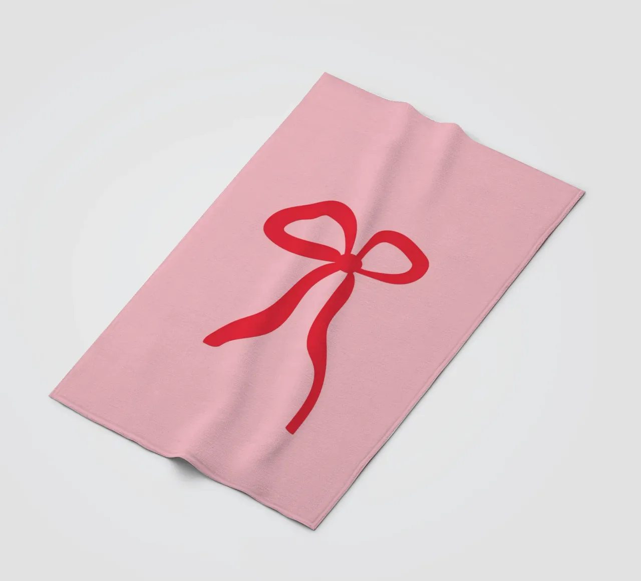 Nastro rosso coperta in pile da janamossmann