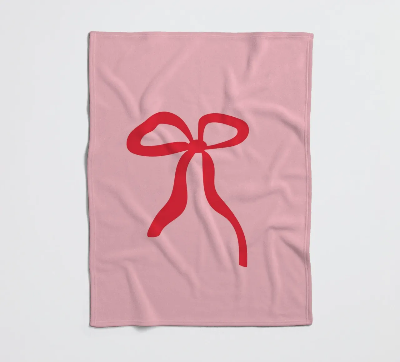 Nastro rosso coperta in pile da janamossmann